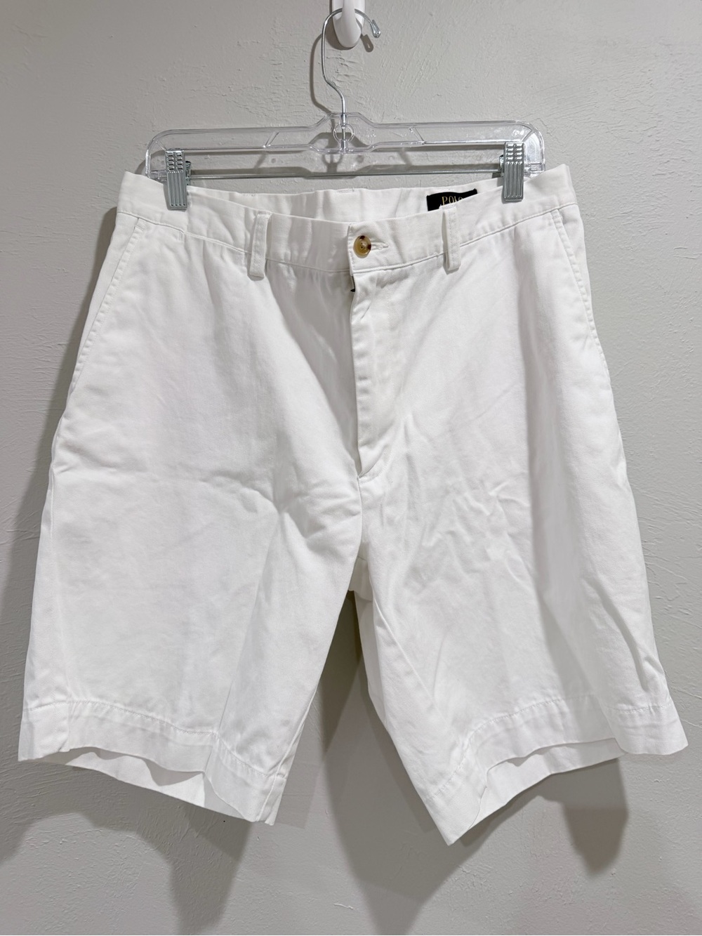 Polo Ralph Lauren Men’s White Classic Fit 9” Chino Shorts 36 Waist